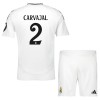 Conjunto (Camiseta+Pantalón Corto) Real Madrid Carvajal 2 Primera Equipación 2024-25 - Niño